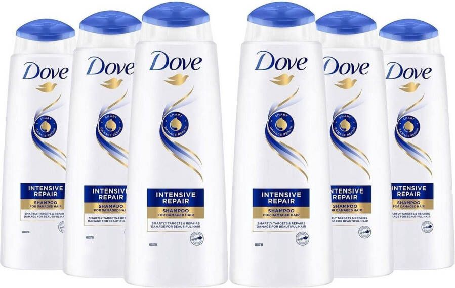 Dove Intensive repair Shampoo Voordeelverpakking 6x 250 ml