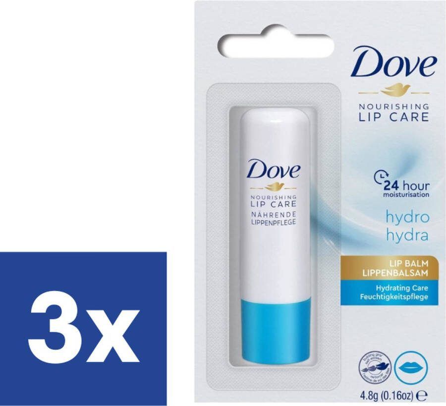 Dove Lippenbalsem Hydro Nourishing 3 x 4.8 g