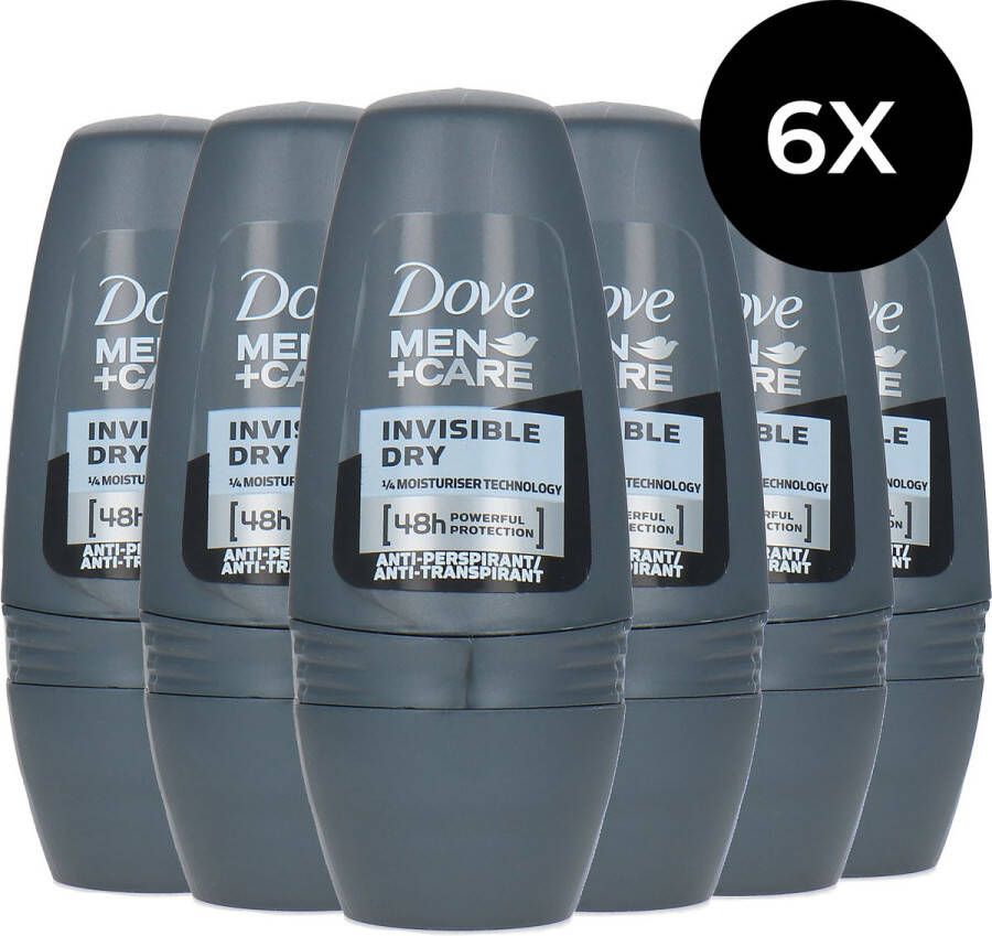 Dove Men+Care Dove Men + Care Deodorant Invisible Dry (6 stuks)