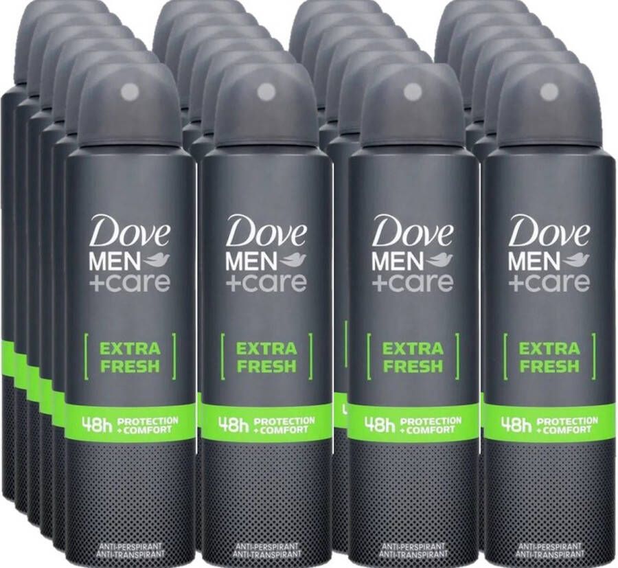 Dove Men Care Extra Fresh Deo Spray 24 x 150 ml
