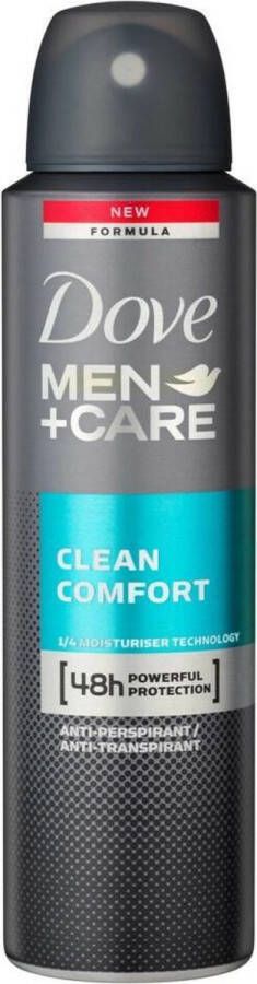 Dove Men Deodorant Spray Clean Comfort 150 ml