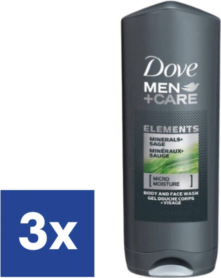 Dove Men Minerals & Sage Douchegel 3 x 250 ml