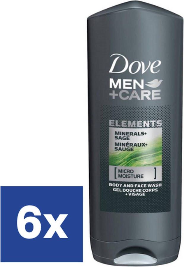 Dove Men Minerals & Sage Douchegel (Voordeelverpakking) 6 x 250 ml