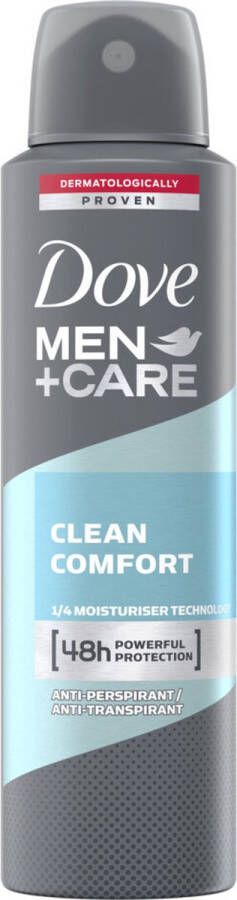 Dove Men+Care 3x Dove Men Deodorant Spray Clean Comfort 150 ml