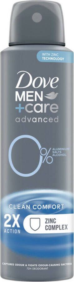 Dove Men+Care Dove Deodorant Men+ Care 0% 150 ml