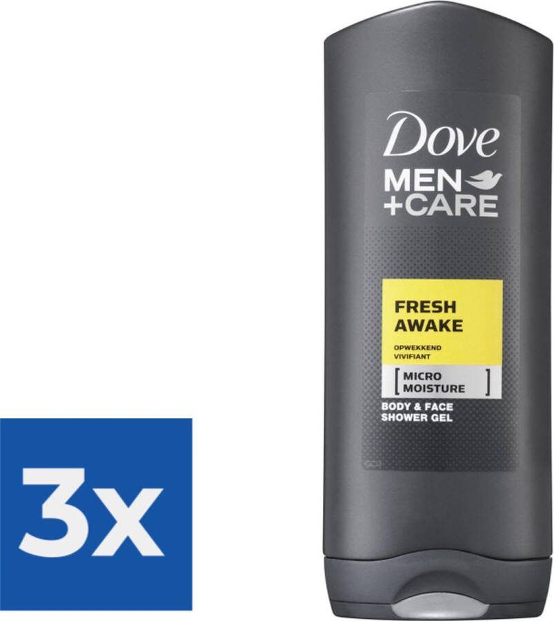 Dove Men+Care Dove Douchegel Men+Care Fresh Awake 3 x 400 ml