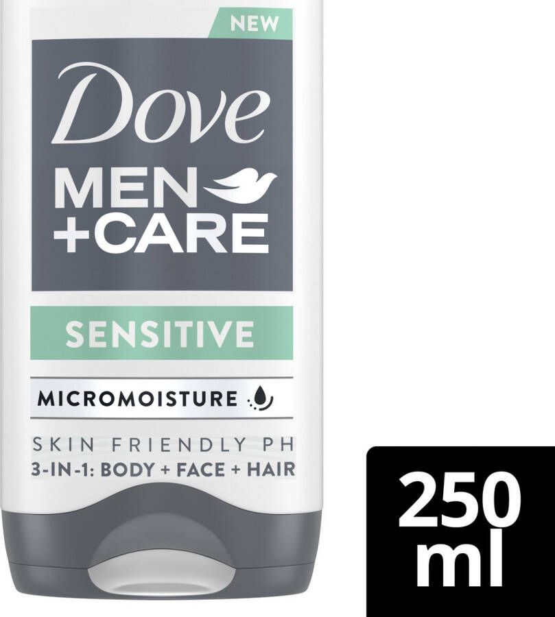 Dove Men+Care Sensitive 3-in-1 Douchegel 250 ml