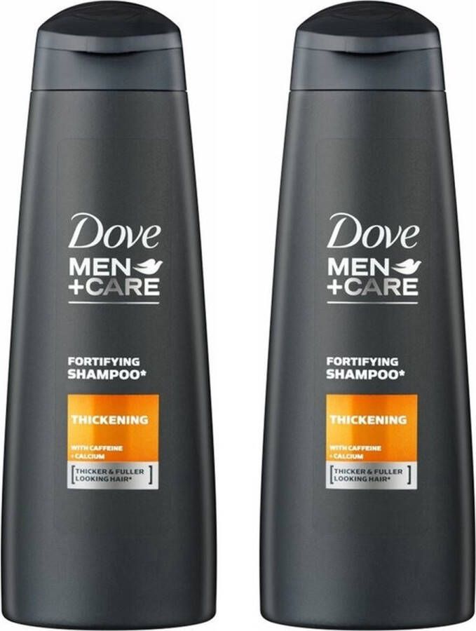 Dove Men+Care Thick Shampoo 2 x 250 ml