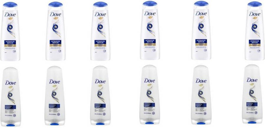 Dove Mix Pack Intensive Repair Shampoo 6 x 250 ml Conditioner 6 x 200 ml