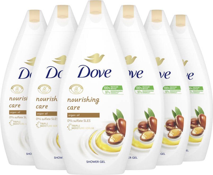 Dove Nourishing Care Douchegel Triple Moisture Serum 6 x 450 ml