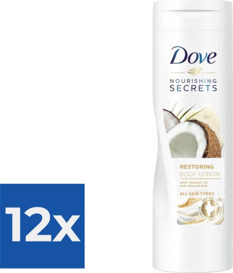 Dove Nourishing Secrets Body Lotion Voordeelverpakking 12 stuks