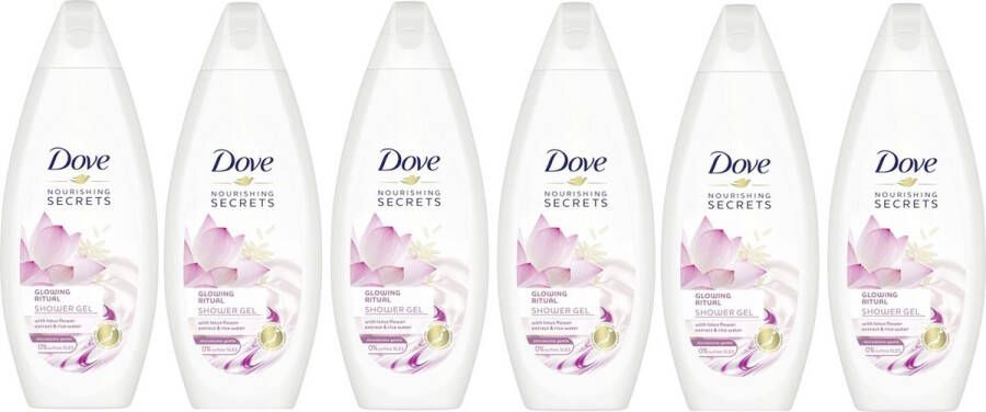 Dove Nourishing Secrets Glowing Body Wash 6 x 225ml Voordeelverpakking