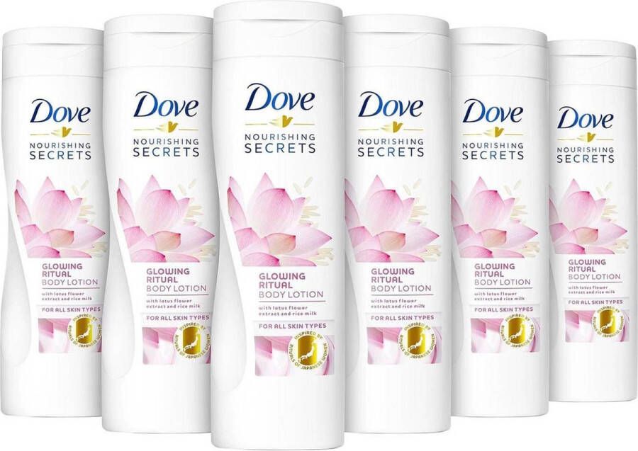 Dove Nourishing Secrets Glowing Ritual Bodylotion 250 ml (6 stuks)