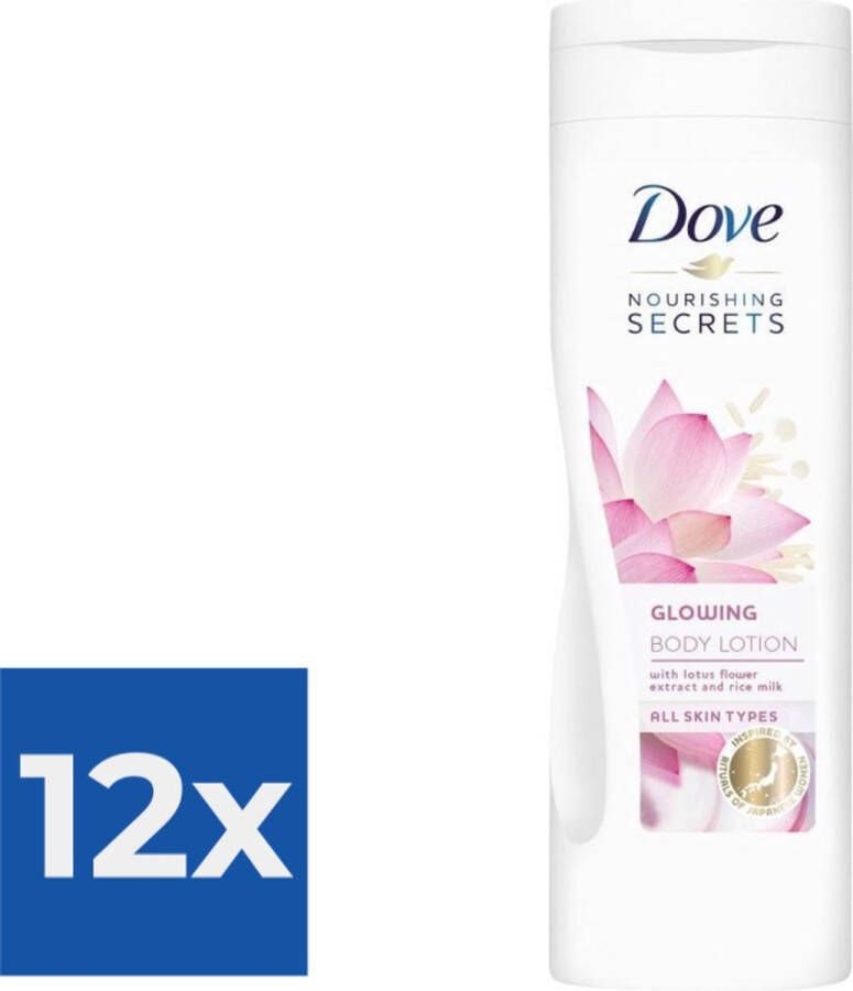 Dove Nourishing Secrets Glowing Ritual Bodylotion 400 ml Voordeelverpakking 12 stuks