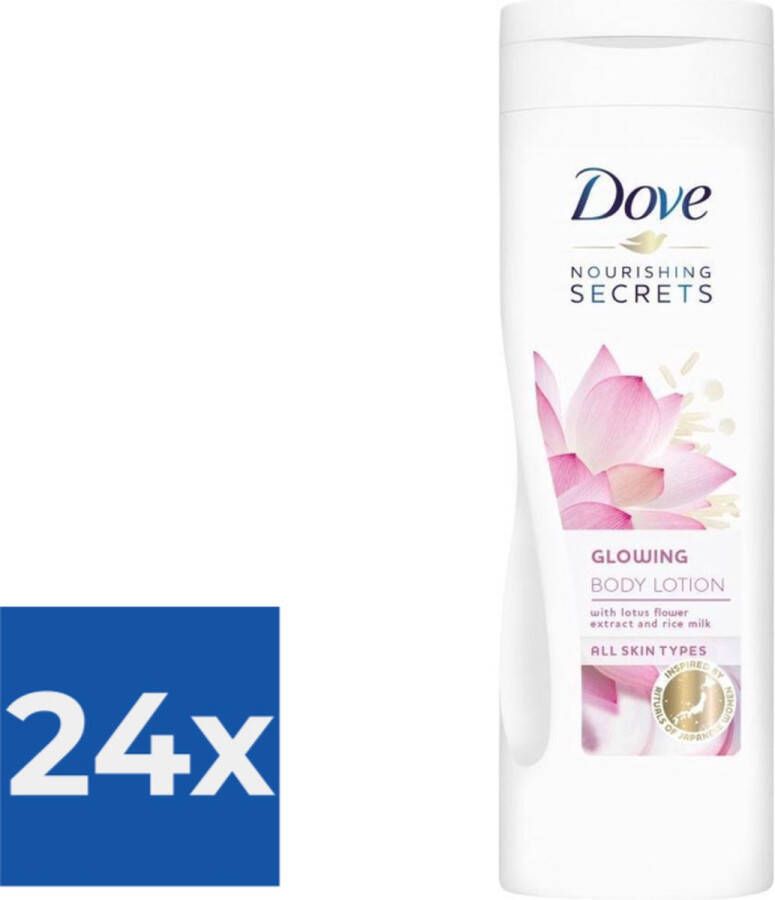 Dove Nourishing Secrets Glowing Ritual Bodylotion 400 ml Voordeelverpakking 24 stuks