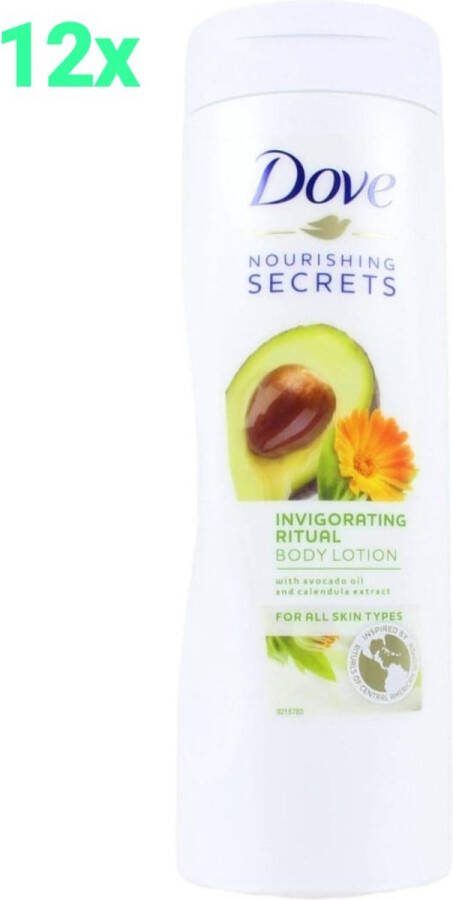 Dove Nourishing Secrets Invigorating Ritual Body Lotion Avocado 12x400ml