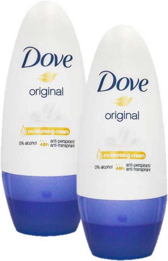 Dove Original Deodorant Roller 2 x 50 ml