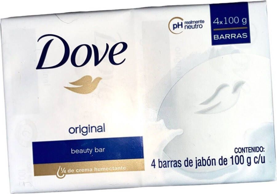 Dove Original Zeepblokjes Beauty Bar 4 x 100 g