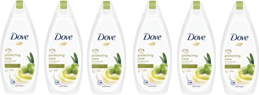 Dove Protecting Care Olive Oil Douchegel 6x500ml Voordeelverpakking