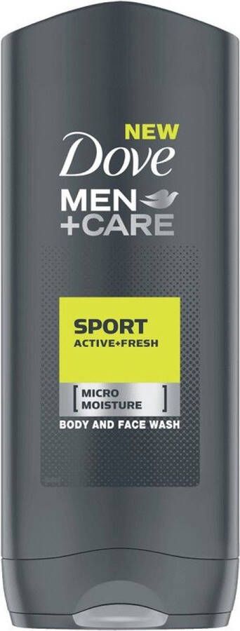 Dove Refreshing Shower Gel for Men Sport Active Fresh Men + Care ( Body and Face Wash) 400ml