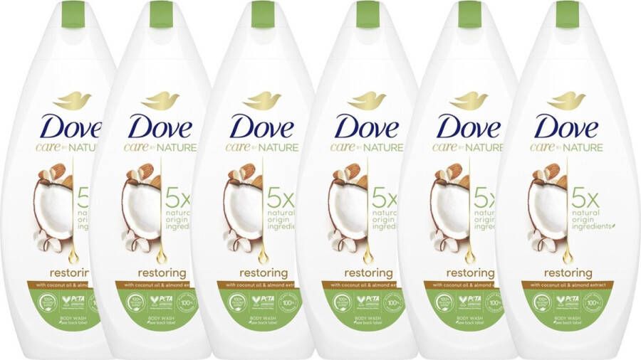 Dove Restoring Nourishing Secrets Douchegel 6 x 225 ml