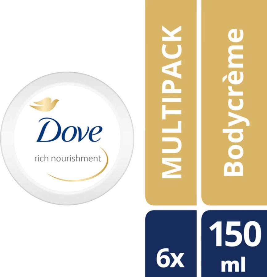 Dove Rich Nourishment Bodycrème 6 x 150 ml Voordeelverpakking