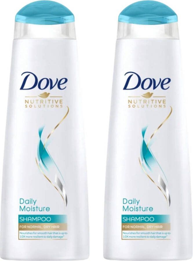 Dove Shampoo Daily Moisture 2 x 250ml