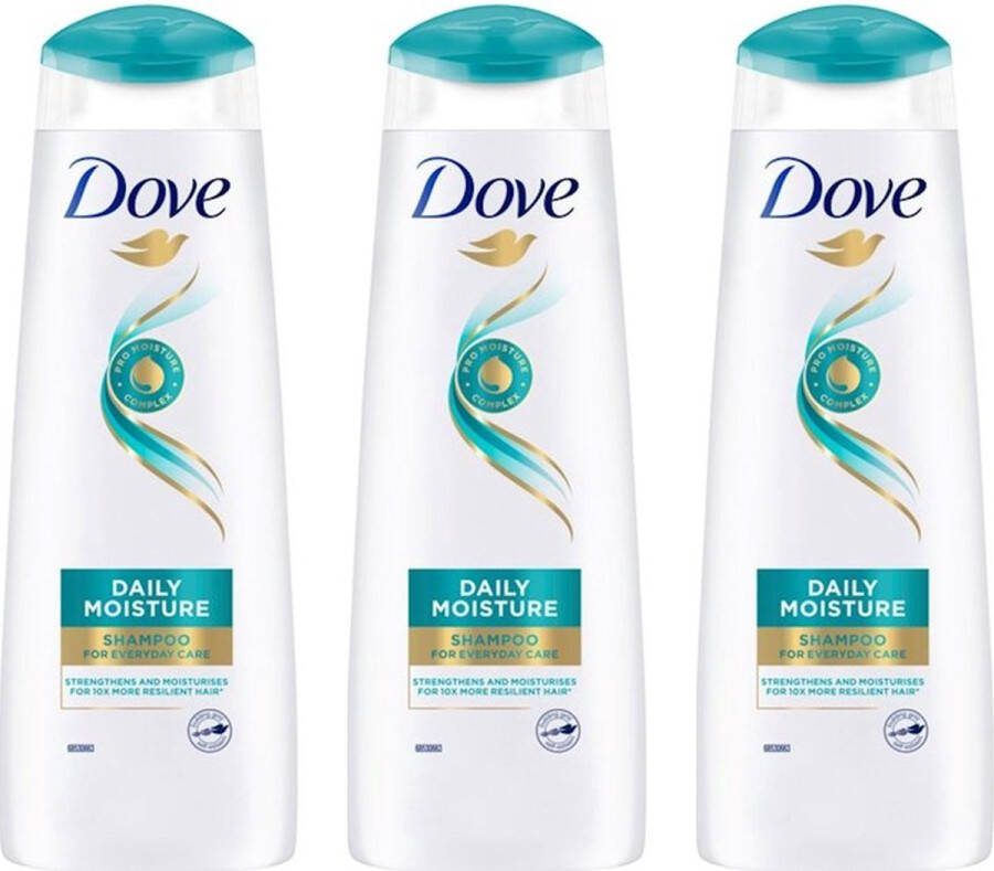 Dove Shampoo Daily Moisture 3 x 250 ml