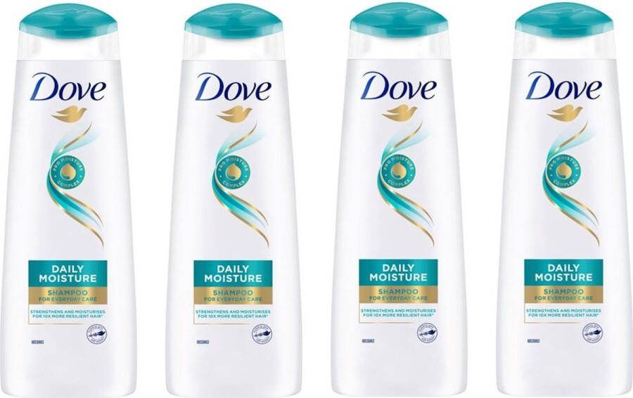 Dove Shampoo Daily Moisture 4 x 250 ml