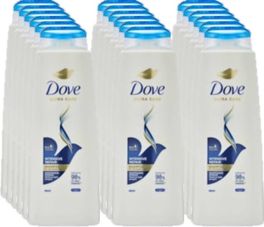 Dove Shampoo Intense Repair 250 ml Voordeelverpakking 18 stuks