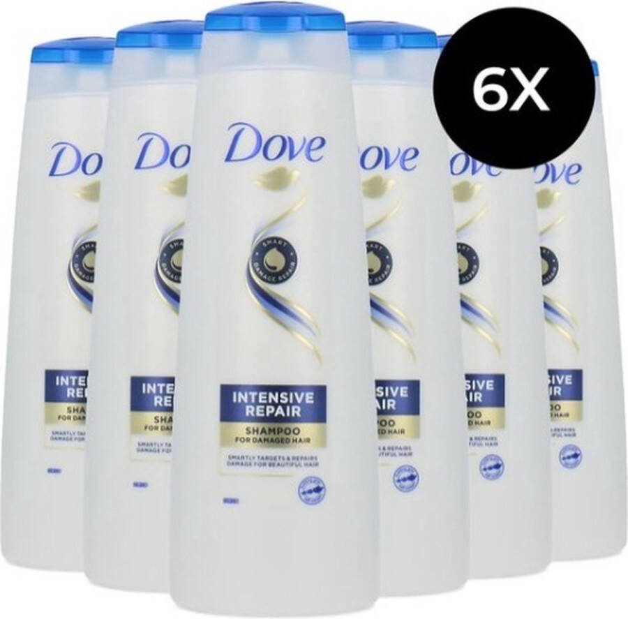 Dove Shampoo Intensive Repair 6 x 400 ml Voordeelverpakking