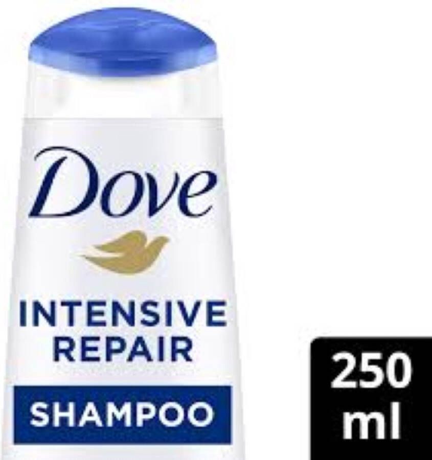 Dove Shampoo Intensive Repair Keratin Voordeelverpakking 3 x 250 ml