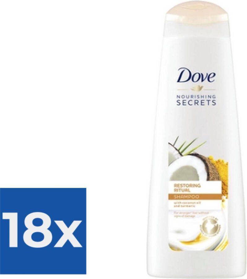 Dove Shampoo  Restoring  250 ml Voordeelverpakking 18 stuks
