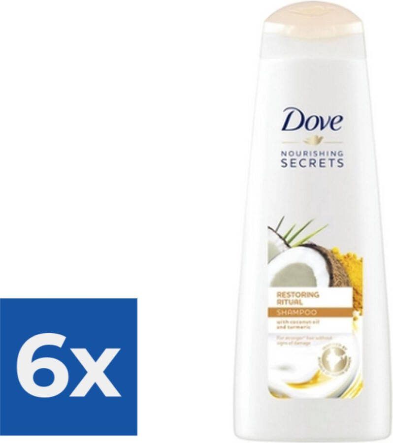 Dove Shampoo  Restoring  250 ml Voordeelverpakking 6 stuks