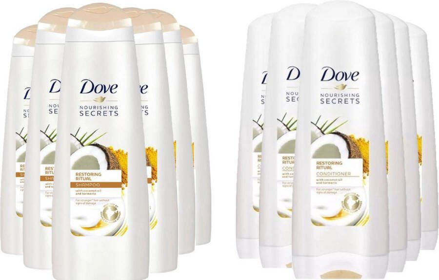 Dove Shampoo Restoring 6 x 250 ml + Conditioner Restoring 6 x 200 ml