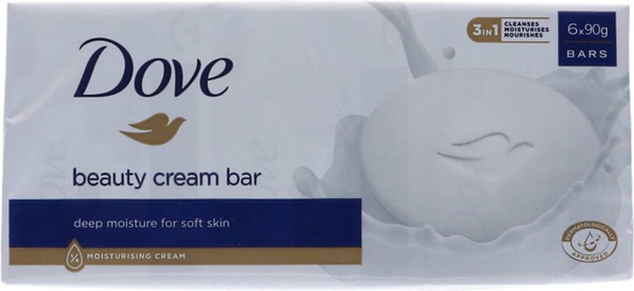 Dove Soap 90g Cream Bar- 3 x 6 stuks voordeelverpakking