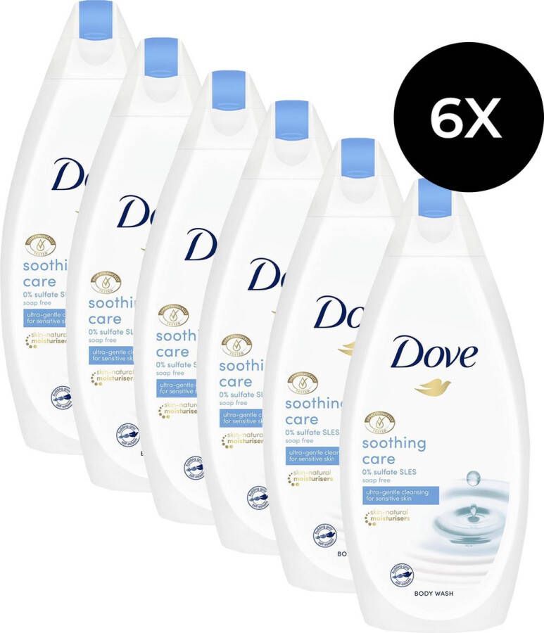 Dove 6x Douchegel Soothing Care Jojoba Oil 450 ml