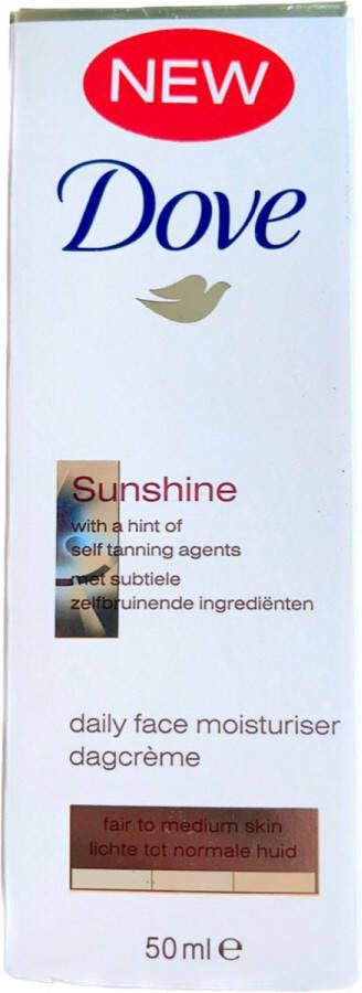 Dove Sunshine Zelf Bruinend Gezicht Dagcrème Lichte tot Normale Huid 50 ml