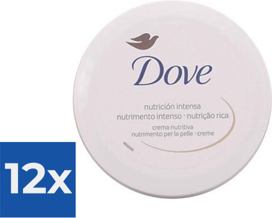 Dove Voedende crème (75 ml) Voordeelverpakking 12 stuks