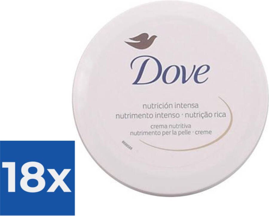 Dove Voedende crème (75 ml) Voordeelverpakking 18 stuks