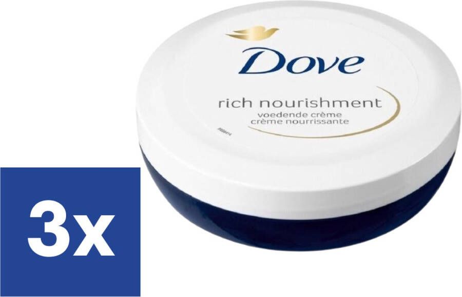 Dove Voedende Face & Body Crème 3 x 150 ml