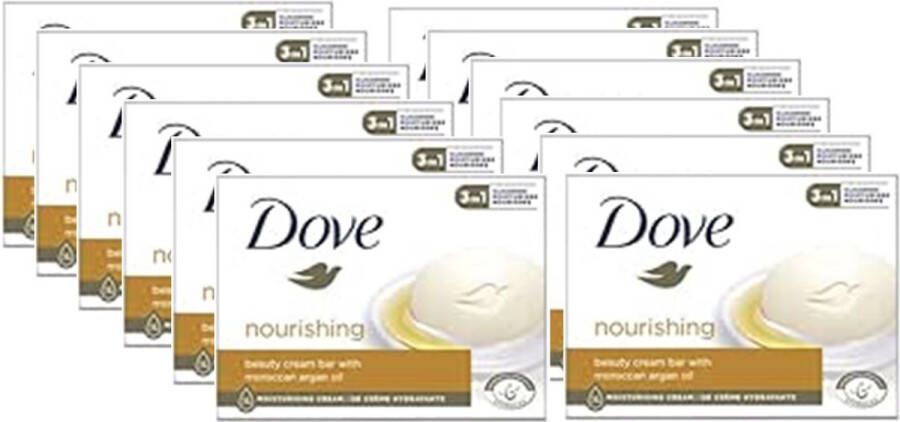 Dove Zeep – Cream Argan Oil 12 x 90 gr