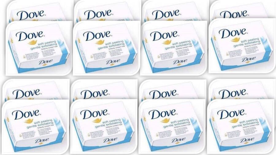 Dove Zeep – Gentle Exfoliating Voordeelverpakking 8 x 2 Stuks