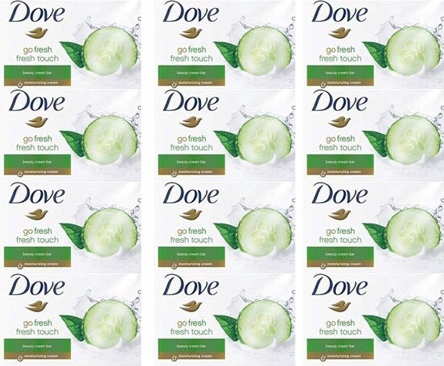 Dove Zeep Go Fresh Touch Komkommer 12 x 90 Gram