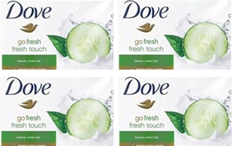 Dove Zeep Go Fresh Touch Komkommer 4 x 90 Gram
