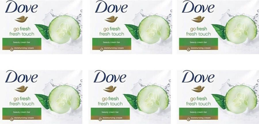 Dove Zeep Go Fresh Touch Komkommer 6 x 100 Gram