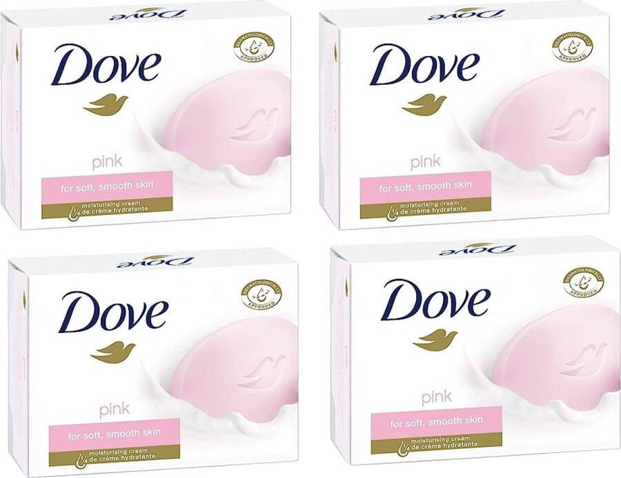 Dove Zeep Pink Rose 4 x 100 Gram