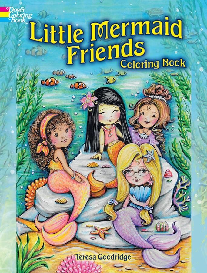 Dover publications Little Mermaid Friends Coloring Book