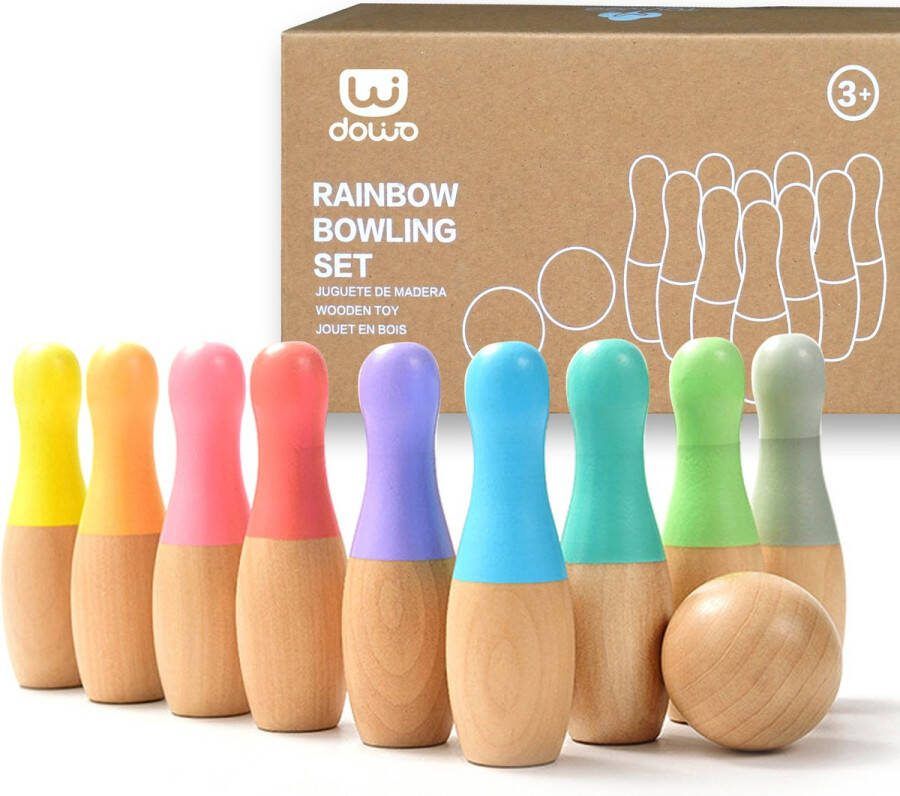 DOWO Bowling Set – Kegelspel Actiespel Kinder Speelgoed 3 Jaar -Cadeau kind