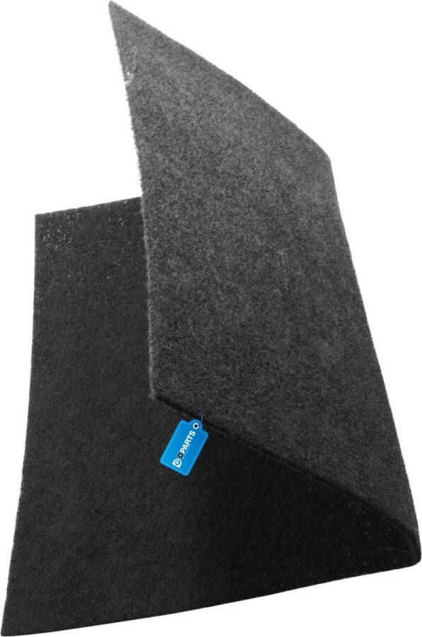 Dparts universeel koolstoffilter voor afzuigkap 45 x 60cm op maat te knippen filter Geschikt voor WPRO UFC017